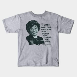 Joycelyn Elders Portrait and Quote Kids T-Shirt